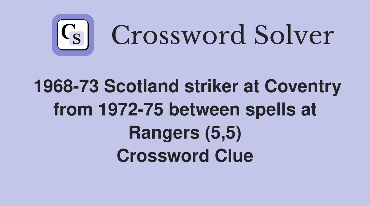 196873 Scotland striker at Coventry from 197275 between spells at